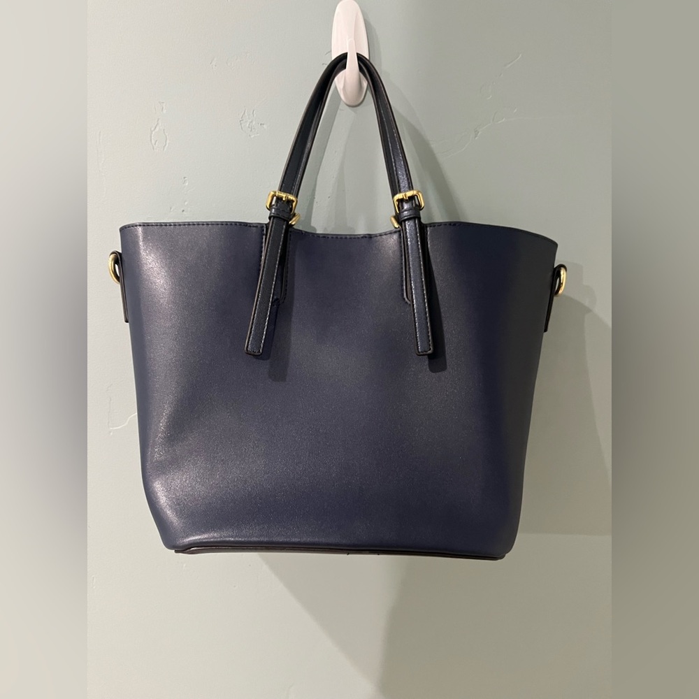 💙Calvin Klein Studded Navy Bucket Purse - Picture 5 of 9